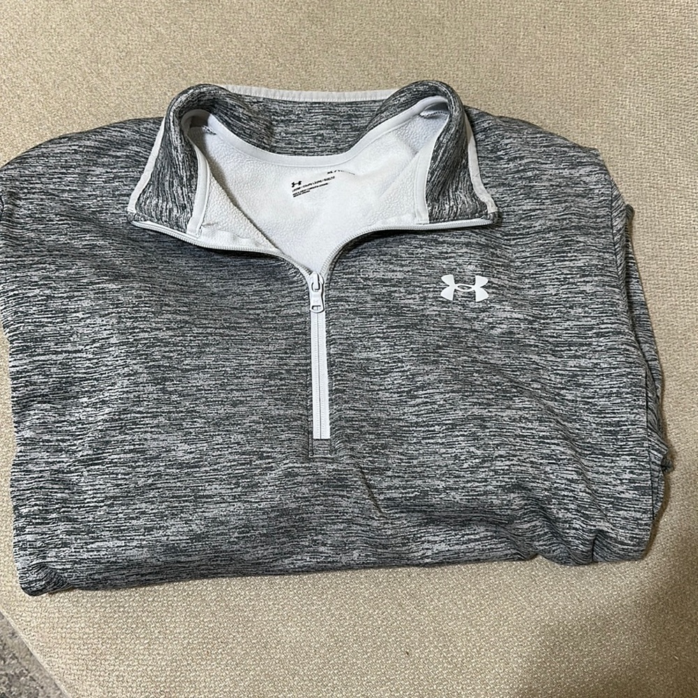 Gray Under Armour pullover